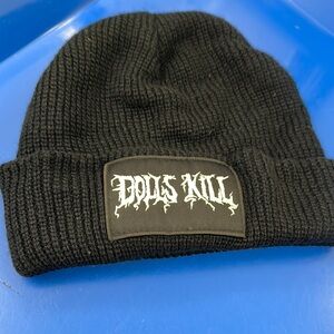 Dolls Kill Black Beanie